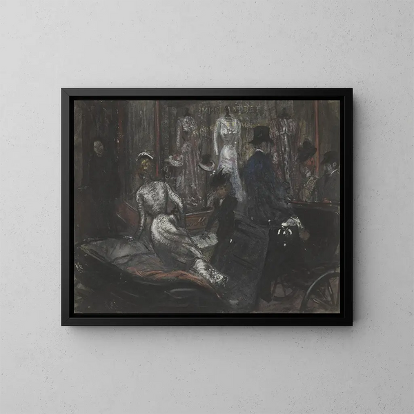 Chez les modistes - William James Glackens — quadro incorniciato alla parete
