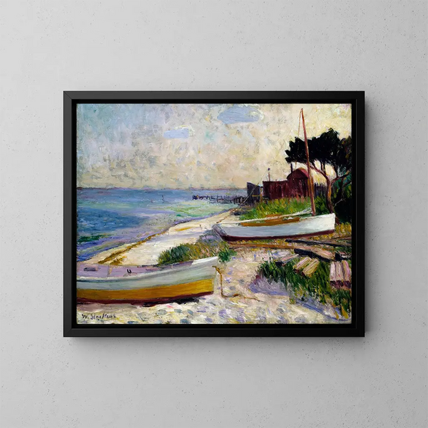 Scène de plage - William James Glackens — quadro incorniciato alla parete