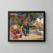 Spiaggia con figure a Bellport - William James Glackens — quadro incorniciato alla parete