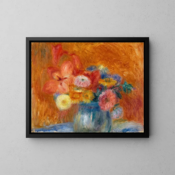 Bol verde di fiori - William James Glackens — quadro incorniciato alla parete