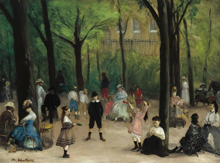 Giardini di Lussemburgo - William James Glackens — vista dell’opera