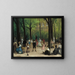 Giardini di Lussemburgo - William James Glackens — quadro incorniciato alla parete