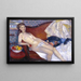Nu con Mela - William James Glackens — quadro incorniciato alla parete