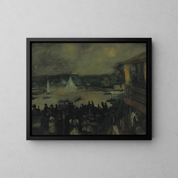 Bateaux à voile à Paris - William James Glackens — quadro incorniciato alla parete