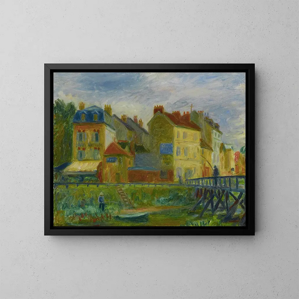 Samois-sur-Seine - William James Glackens — quadro incorniciato alla parete