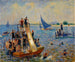 Le Radeau - William James Glackens — vista dell’opera