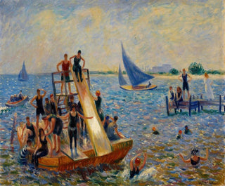 William James Glackens - The Raft.webp