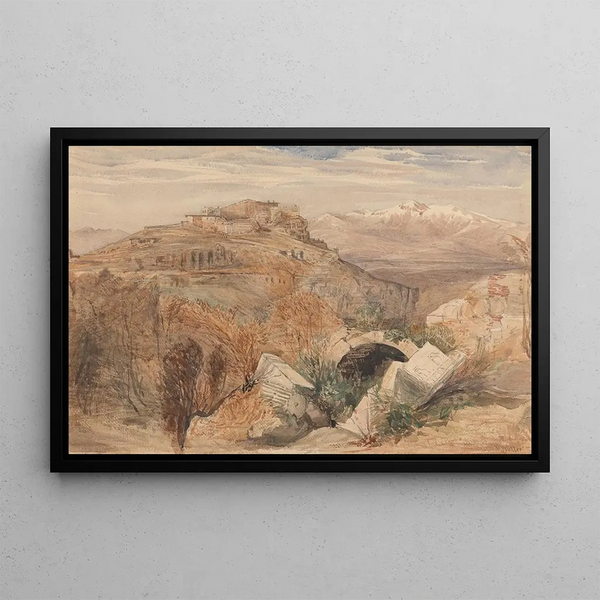 Ilos Lycie - William James Müller — quadro incorniciato alla parete