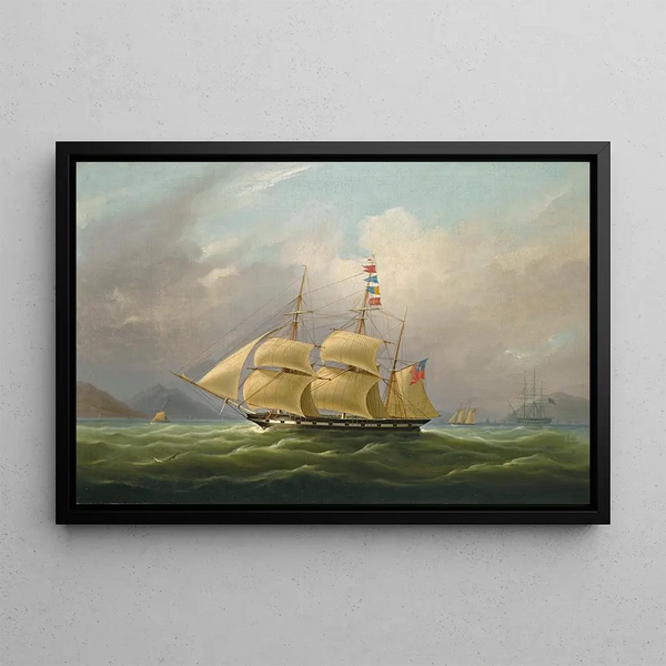 William John Huggins - The Barque Sylph Beloging To Mr Alexander Robertson Off The Macao China.webp