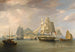 I vascelli di oppio a Lintin in Cina - William John Huggins — vista dell’opera