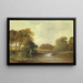 Pesca giocando con un pesce - William Jones — quadro incorniciato alla parete