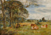 Bétail Pâturant con la Chiesa di Sefton in lontananza - William Joseph Julius Caesar Bond — vista dell’opera