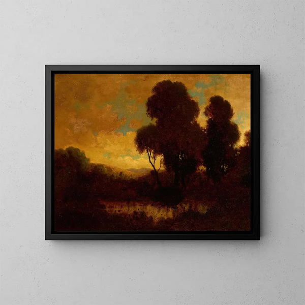 Paesaggio serale - William Keith — quadro incorniciato alla parete