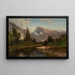 Half Dome, Yosemite - William Keith — quadro incorniciato alla parete