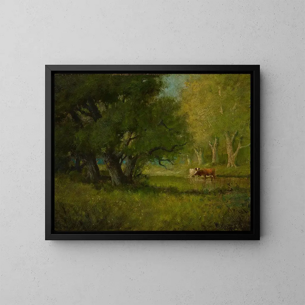 Paesaggio in piena estate - William Keith — quadro incorniciato alla parete