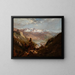 Neve nella valle delle Sierras orientali - William Keith — quadro incorniciato alla parete