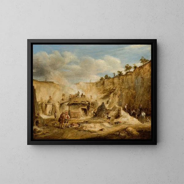Carrière di Craigleith - William Kidd — quadro incorniciato alla parete
