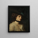 Ritratto di una dama - William Loudan — quadro incorniciato alla parete