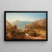 Mattino d'autunno sul Potomac - William Louis Sonntag — quadro incorniciato alla parete