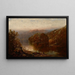 Mattino di ottobre nel New Hampshire - William Louis Sonntag — quadro incorniciato alla parete