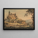 Château surplombant une rivière - William Marlow — quadro incorniciato alla parete