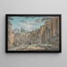 Charrette à bœufs dans la grotta di Posillipo - William Marlow — quadro incorniciato alla parete