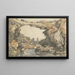 Ponte di roccia alla scuola di Virgilio - William Marlow — quadro incorniciato alla parete
