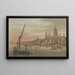 La città e San Paolo dalla riva sud - William Marlow — quadro incorniciato alla parete