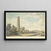 Vista della natura selvaggia a Kew - William Marlow — quadro incorniciato alla parete