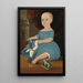 Bébé en bleu - William Matthew Prior — quadro incorniciato alla parete
