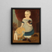 Bambino con il cappello di paglia - William Matthew Prior — quadro incorniciato alla parete