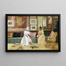 Una visita amichevole - William Merritt Chase — quadro incorniciato alla parete