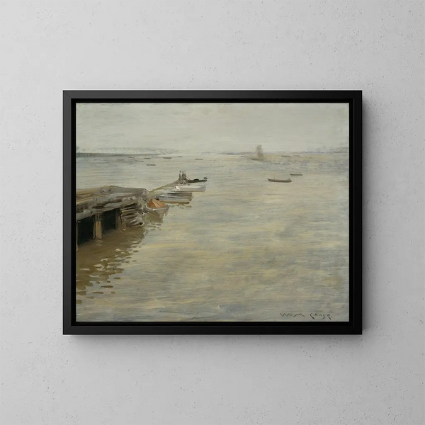 Un jour gris - William Merritt Chase — quadro incorniciato alla parete
