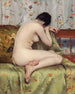Una Madeleine moderna - William Merritt Chase — vista dell’opera