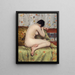 Una Madeleine moderna - William Merritt Chase — quadro incorniciato alla parete