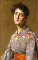 Jeune fille en costume japonais - William Merritt Chase — vista dell’opera