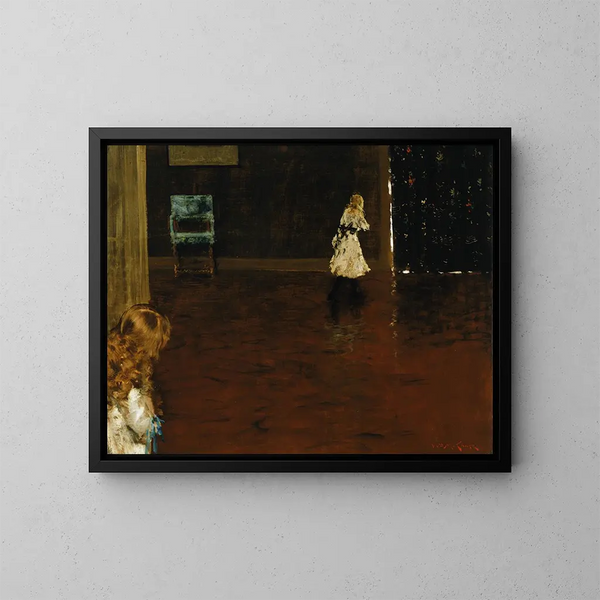 Cache-cache - William Merritt Chase — quadro incorniciato alla parete