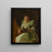 Dame che suona la chitarra - William Merritt Chase — quadro incorniciato alla parete
