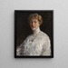 Dame in camicetta bianca - William Merritt Chase — quadro incorniciato alla parete