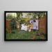 Colazione all'aperto - William Merritt Chase — quadro incorniciato alla parete
