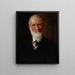 Ritratto di mio padre David Hester Chase - William Merritt Chase — quadro incorniciato alla parete