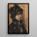 Portrait d'une jeune femme - William Merritt Chase — quadro incorniciato alla parete