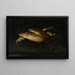 Natura morta con pesce - William Merritt Chase — quadro incorniciato alla parete
