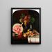 Nature morte con anguria - William Merritt Chase — quadro incorniciato alla parete