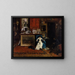 Lo studio della decima strada - William Merritt Chase — quadro incorniciato alla parete