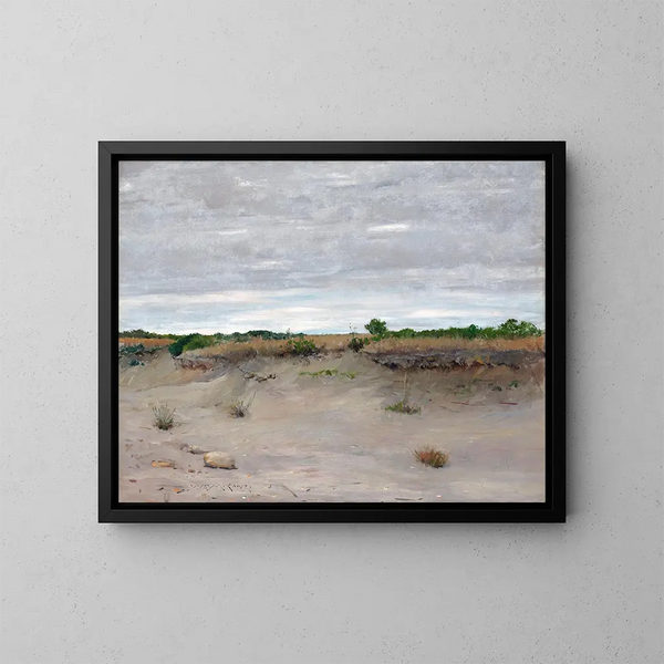 Sables balayés par le vent - William Merritt Chase — quadro incorniciato alla parete