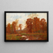 Paesaggio autunnale - William Merritt Post — quadro incorniciato alla parete
