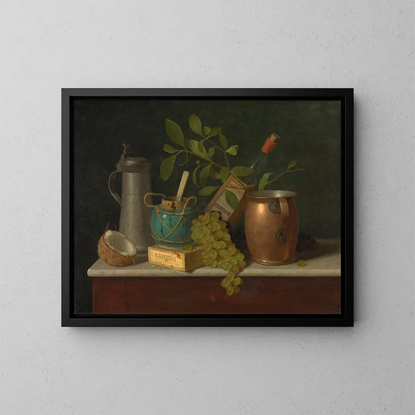Juste dessert - William Michael Harnett — quadro incorniciato alla parete