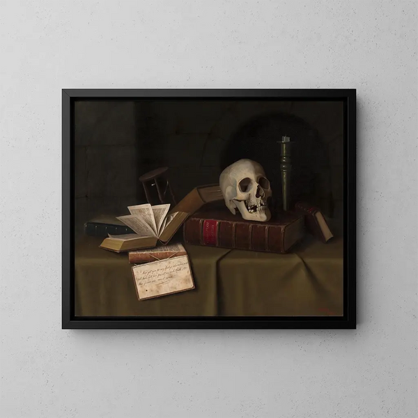 Memento Mori à cette faveur - William Michael Harnett — quadro incorniciato alla parete