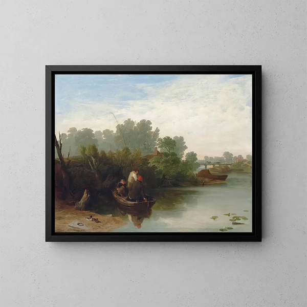 Garçons pêchant - William Mulready — quadro incorniciato alla parete